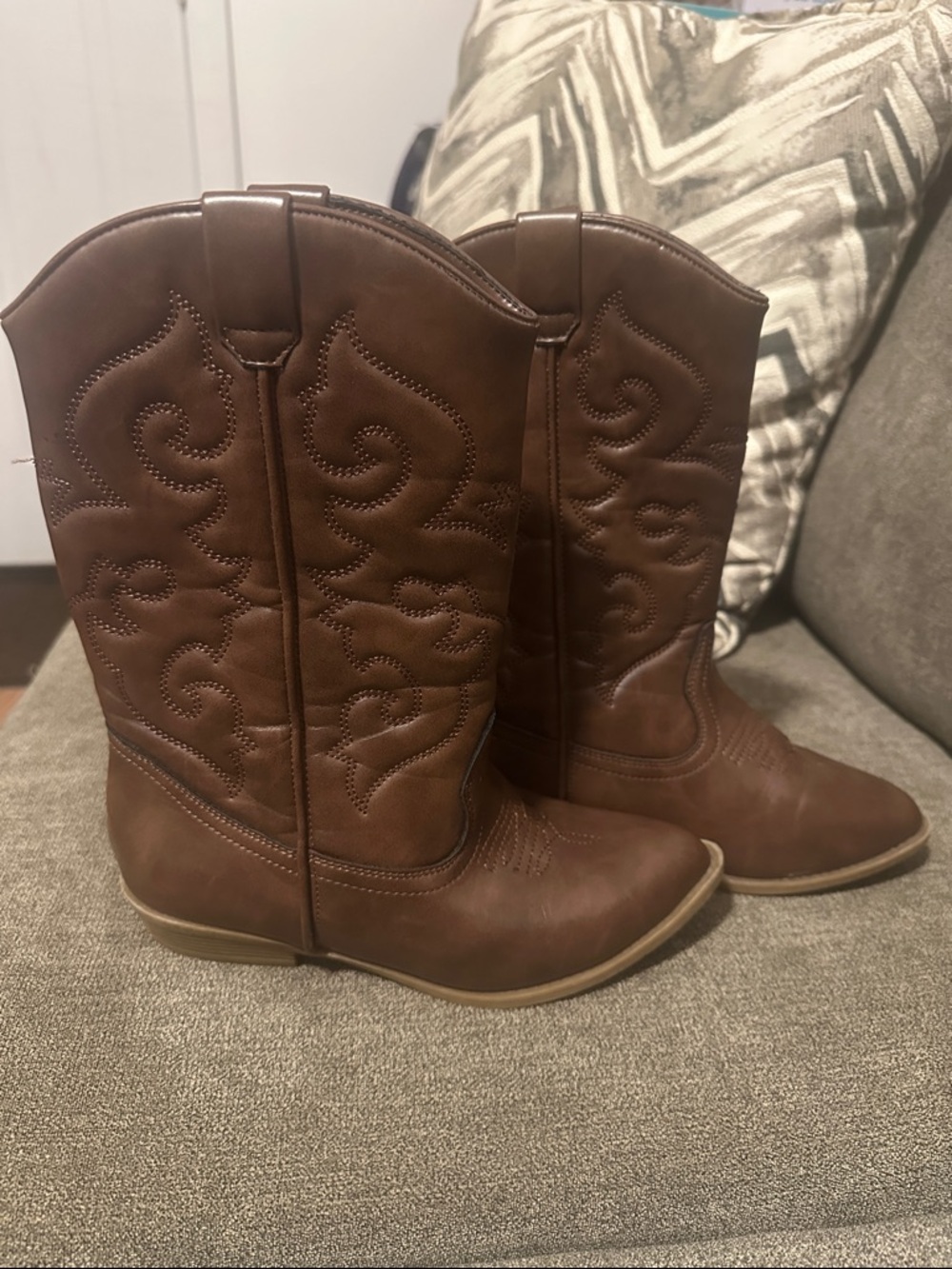 Tucker + Tate Brown Western Cowboy Boots for Kids